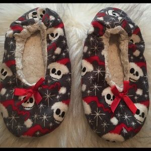 Disney Night Before Christmas, adult slippers.